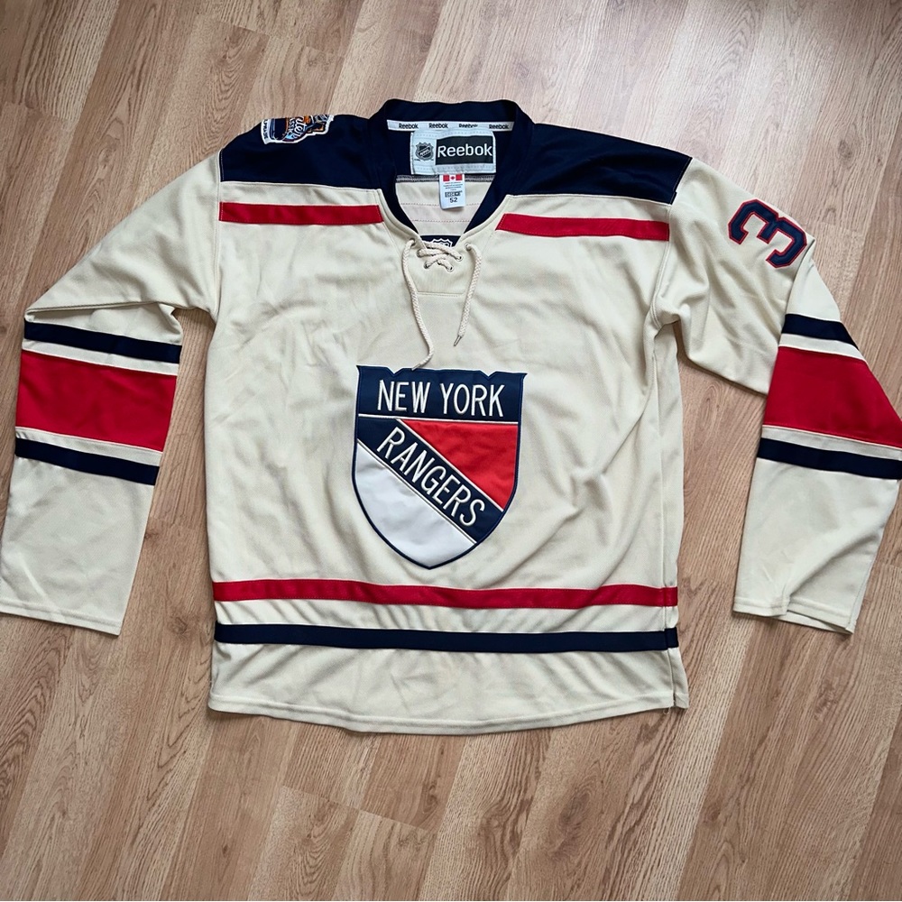Vintage New York Rangers Lundqvist Hockey Jersey